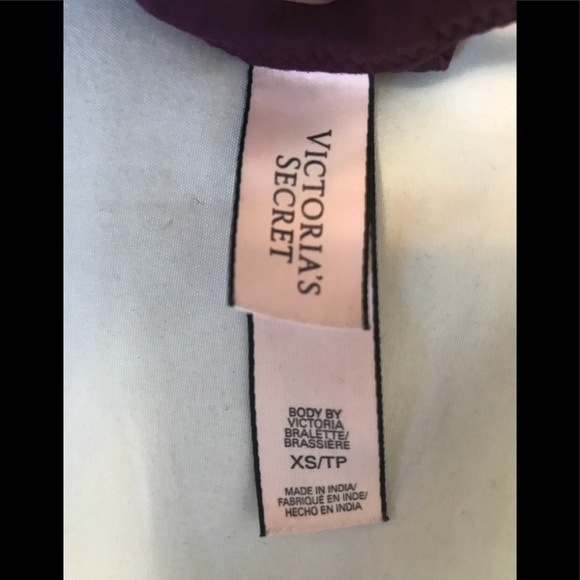 Burgundy Victoria’s Secret Bralette - Picture 2 of 2